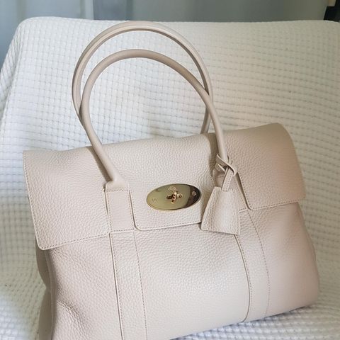 Mulberry bayswater heavy grain chalk