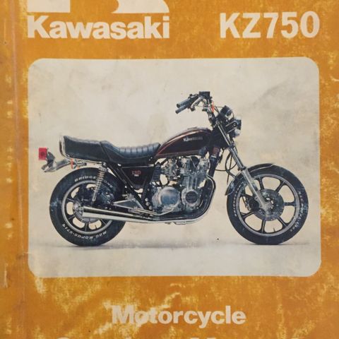 Kawasaki Z/KZ750E++ Service Manual Orginal