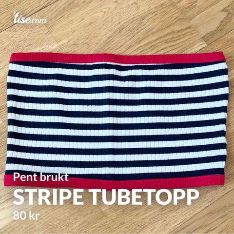 Stripe Tubetopp