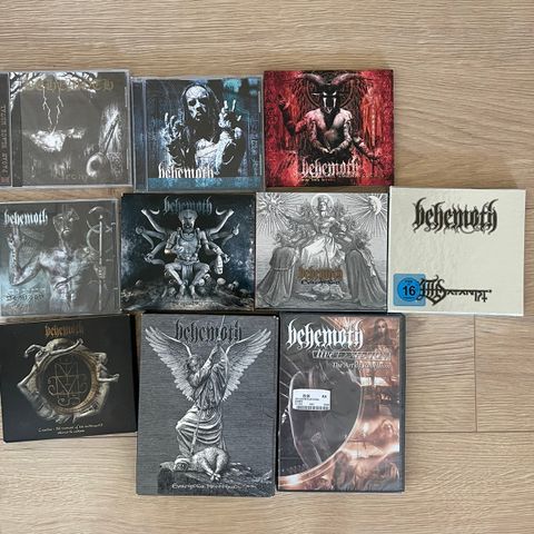 Behemoth samling (CD/DVD) 7 album + live DVD, Limited edition, rock black metal