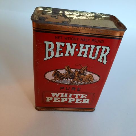 Eldre Ben-Hur pure white pepper boks