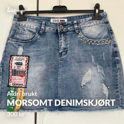 Morsomt Denimskjørt