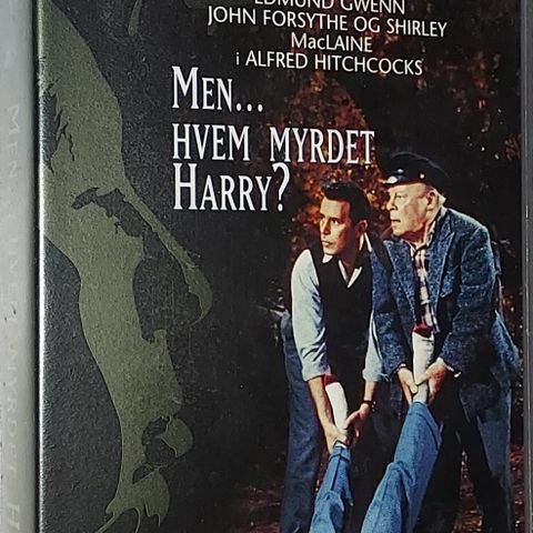 VHS SMALL BOX.MEN..ALFRED HITCHCOCK.HVEM MYRDET HARRY 1955.