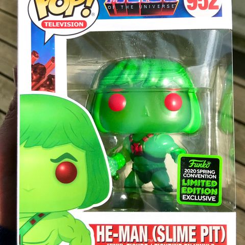 Funko Pop! He-Man (Slime Pit) [Spring Convention]  Masters of the Universe (952)