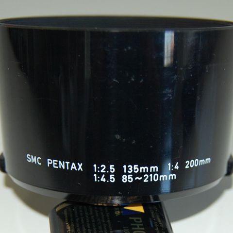 SMC Pentax  Solblender, 1:25-135mm, 1:4-200mm. 1:4.5-85-210mm