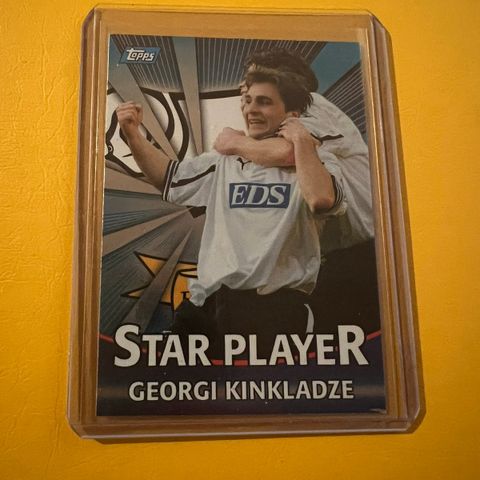 Georgi Kinkladze premier gold 2001 Blue foil fotballkort