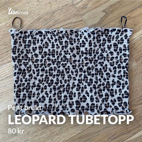 Leopard Tubetopp