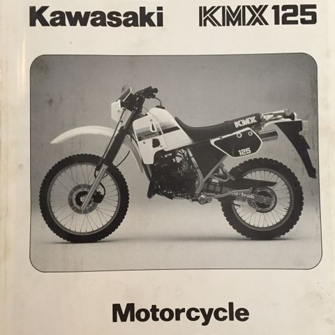Kawasaki KMX125 Service Manual Orginal
