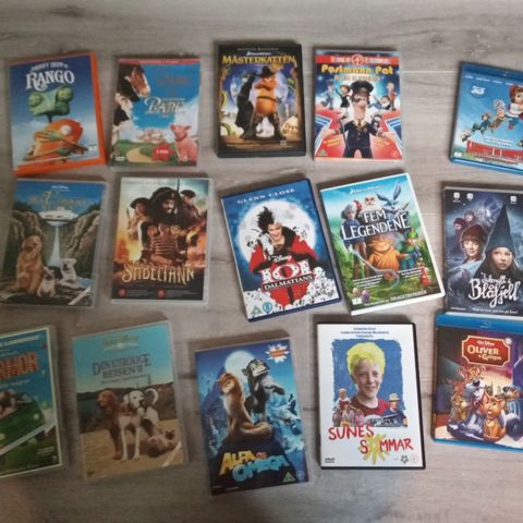 DVD barnefilmer