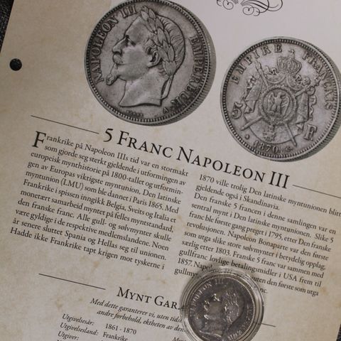5 Franc Napoleon III   (1005)