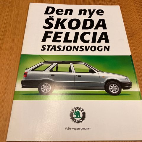 BILBROSJYRE - SKODA FELICIA STASJONSVOGN - 1996