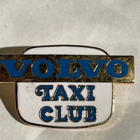 Volvo Taxi Club nålemerke