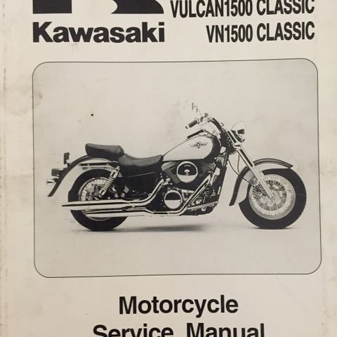 Kawasaki VN1500Classic Service Manual Supplement Orginal