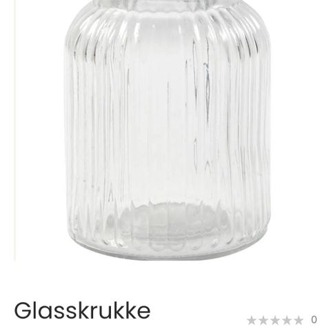 12 stk glasskrukker