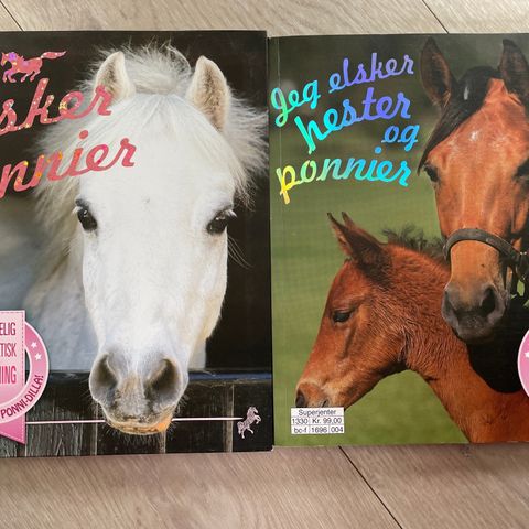 Nydelige bøker om hester og ponnier