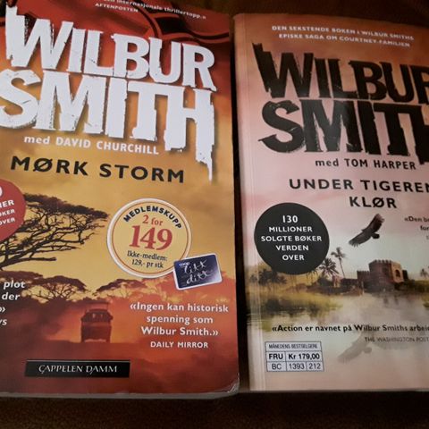 Wilbur smith bøker