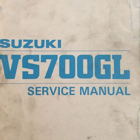 Suzuki VS700 Intruder Service Manual Orginal