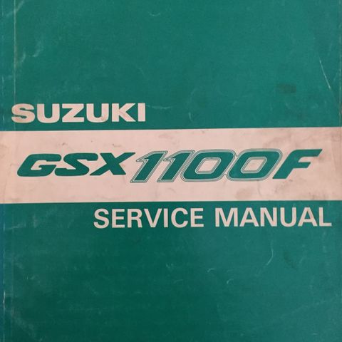 Suzuki GSX1100F Service Manual Orginal