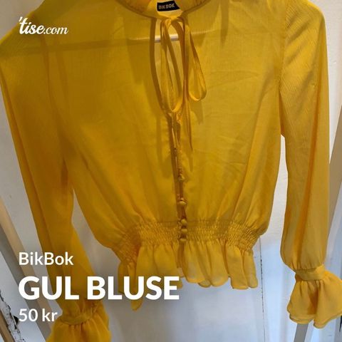 Gul bluse