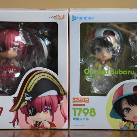 Hololive Houshou Marine og Oozora Subaru Nendoroids