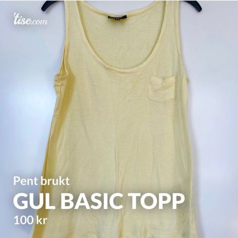 Gul Basic Topp