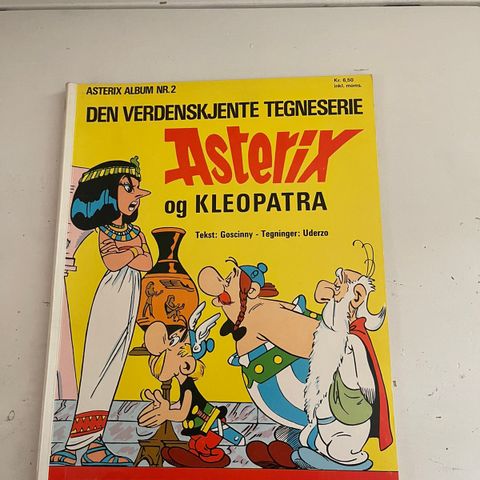 Asterix album nr:2, Asterix og Kleopatra, 2 Opplag.