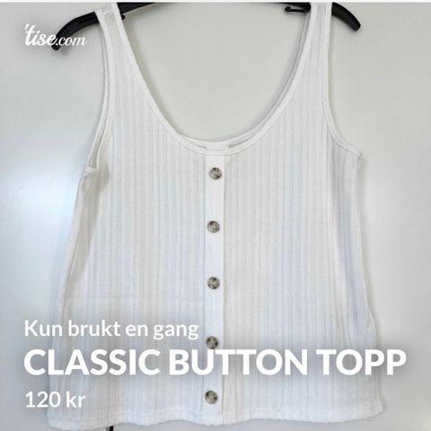 Classic Button Topp