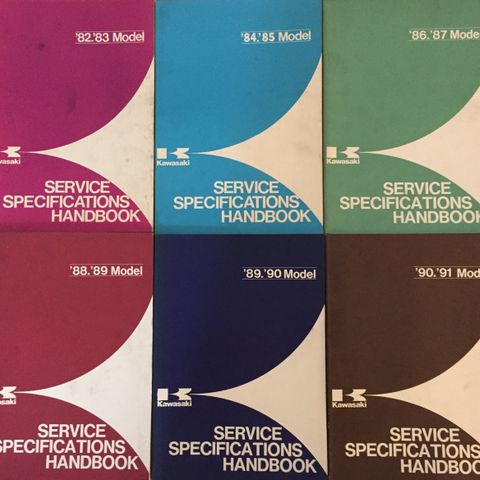 Kawasaki Service Specifications Handbook