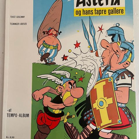 Asterix album nr:  Asterix og hans tapre gallere, 2 opplag.
