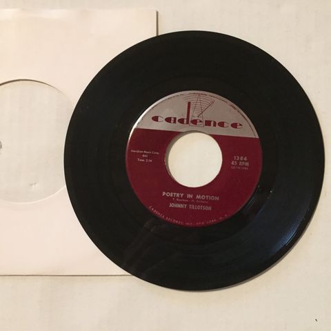 JOHNNY TILLOTSON / POETRY IN MOTION - 7" VINYL SINGLE