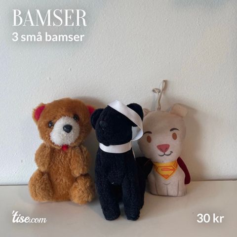 3 små bamser