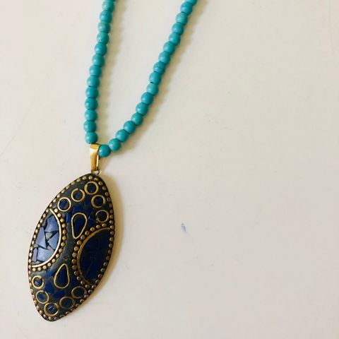 Lapis necklace from India ~120kr