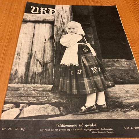 URD Nr. 25 - 1950 - PÅ VISITT HOS BOKKEN LASSON, MED BILDE