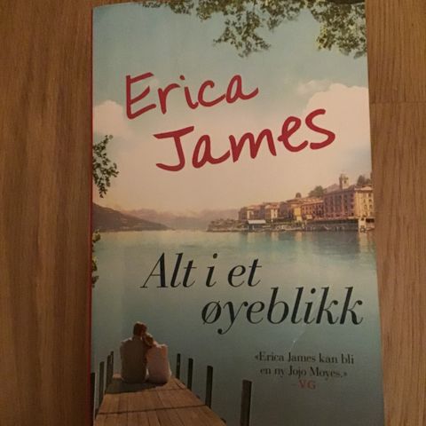 Pocketbok: Erica James, Alt i et øyeblikk