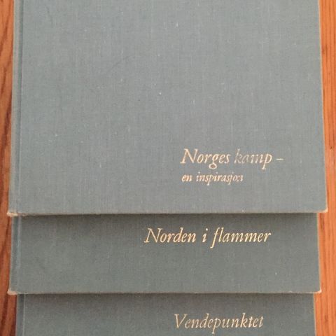 Fem års kamp for friheten. 5 bøker. 1966