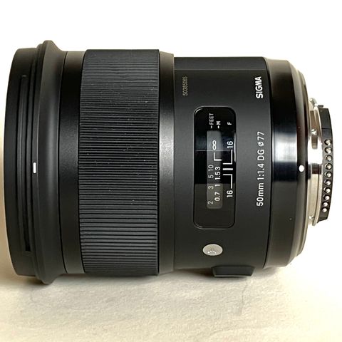 Sigma 50mm f/1.4 DG HSM Art for Nikon F fatning