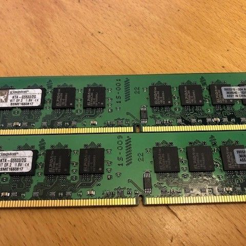 Kingston KTA-G5533/4G 4GB (2 x 2GB Kit) CL4 533MHz