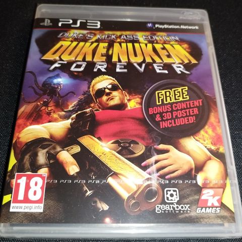 Duke Nukem Forever: Duke's Kick Ass Edition PS3 - nytt