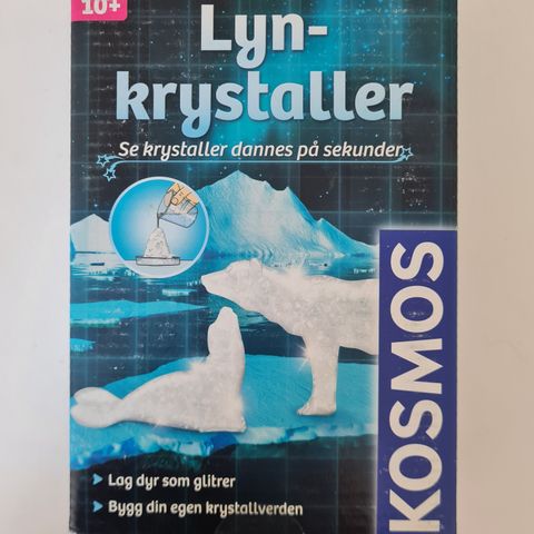 Kosmos set til barn: Lynkristaller