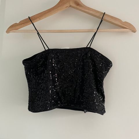 Glitter topp fra H&M