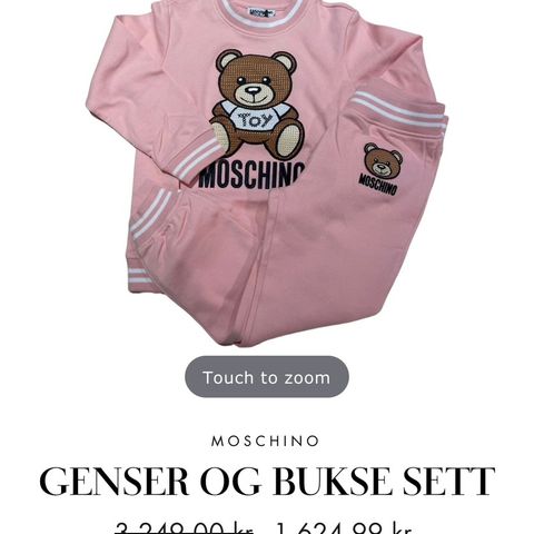 Moschino Kids sett  🐻🌸