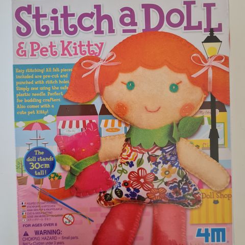 Sy set for dukke: Stitch a doll