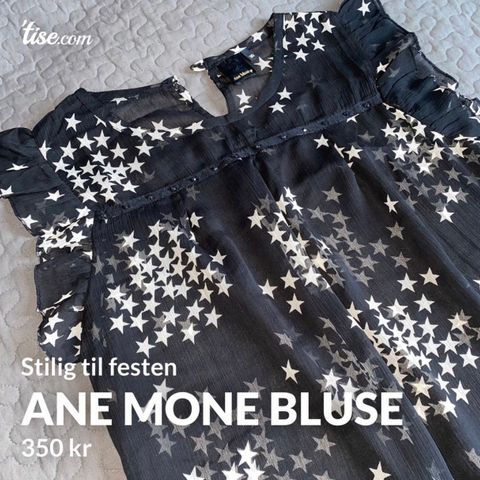 Ane Mone bluse - stilig festbluse!