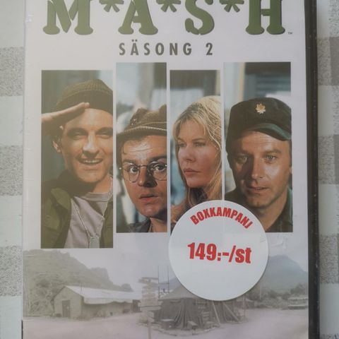 M*A*S*H - sesong 2 (DVD, i plast)