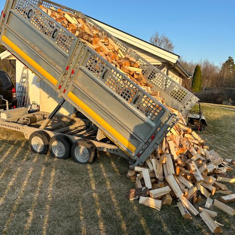 6000 liter med nykløyvd bjørk.