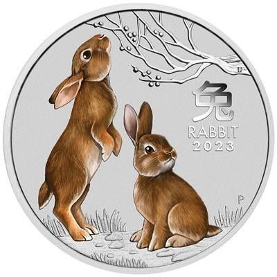 Australia 2023 YEAR OF THE RABBIT - 1 OZ LUNAR SERIES III. - FARGET