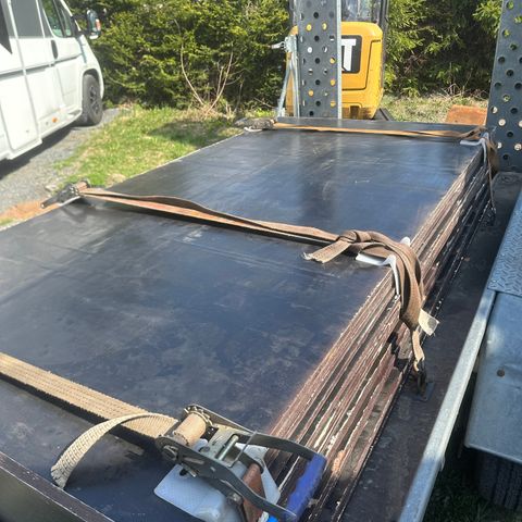 Forskaling plater 250x125x21 mm Forskalingsplater