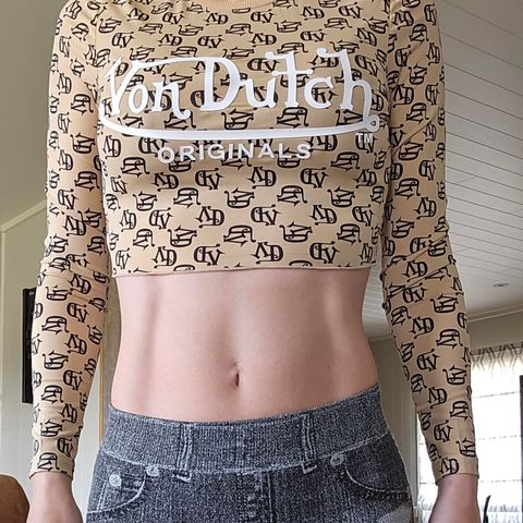 Ny Von Dutch topp i str xs