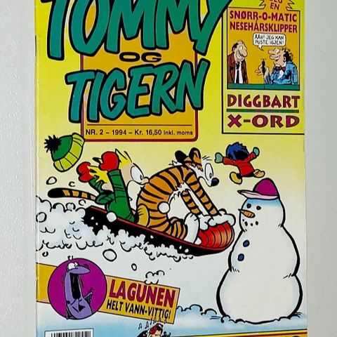 TOMMY OG TIGERN BLAD.NR.2 1994.