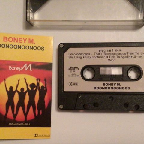 Boney M- Boonoonoonoos Kassett fra 1981